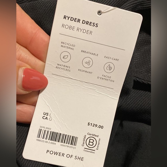 ATHLETA Ryder Dress // Black - Picture 11 of 16